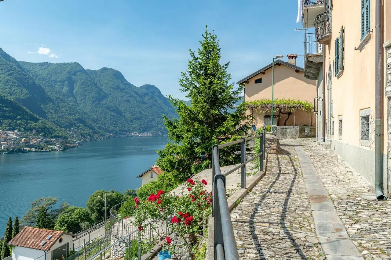 Apartment *Holiday Home* W/Patio & Fireplace + Lake View Pognana Lario Italy