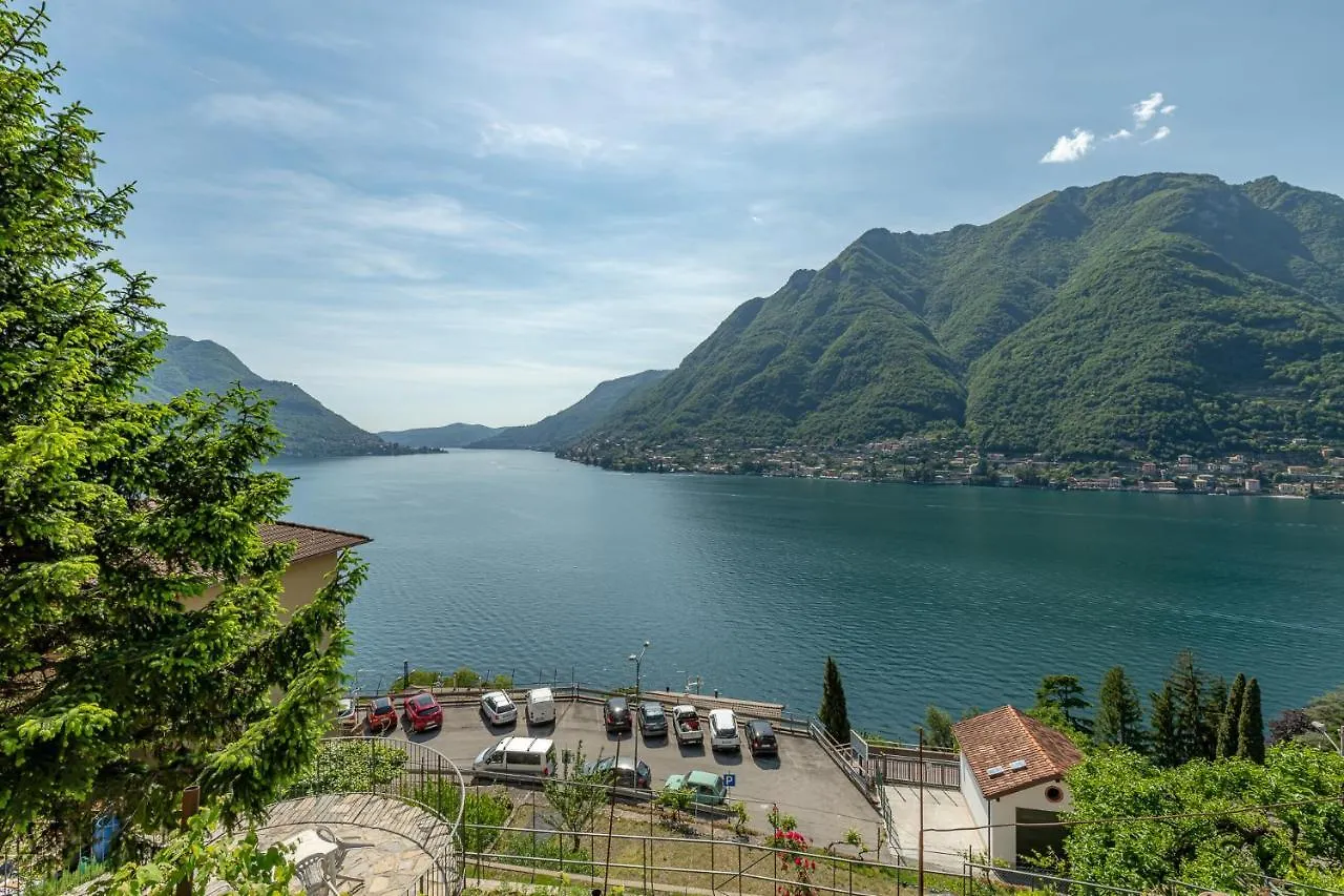 Apartment *Holiday Home* W/Patio & Fireplace + Lake View Pognana Lario