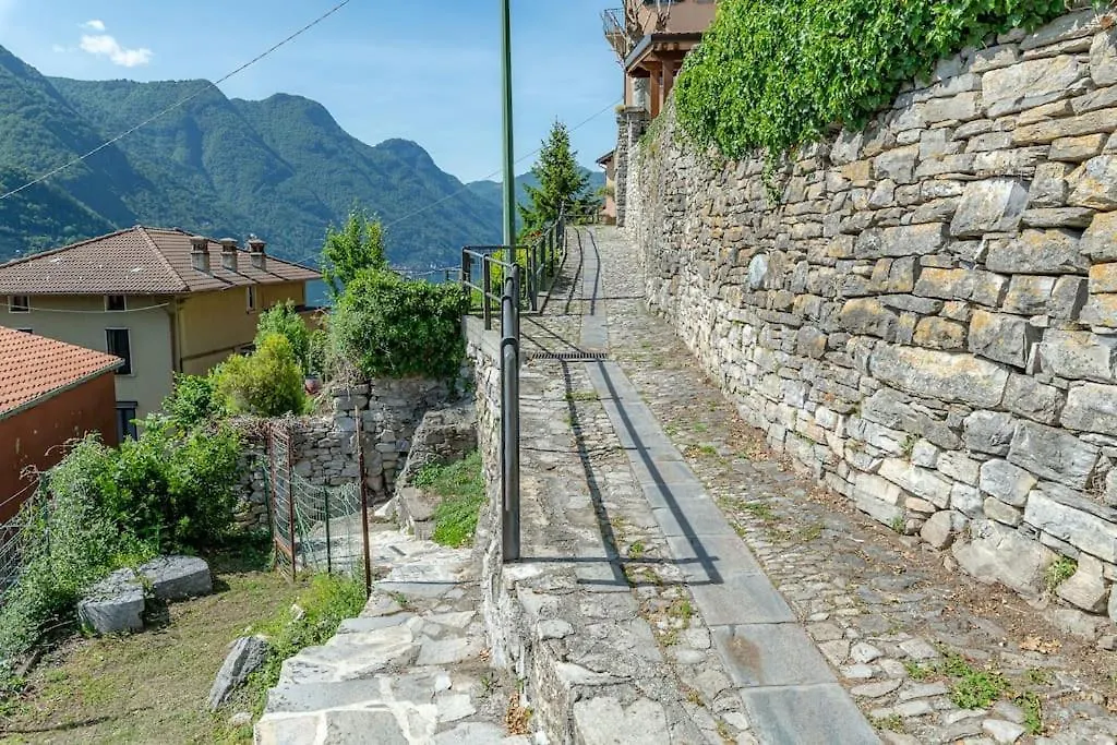 Apartment *Holiday Home* W/Patio & Fireplace + Lake View Pognana Lario Italy